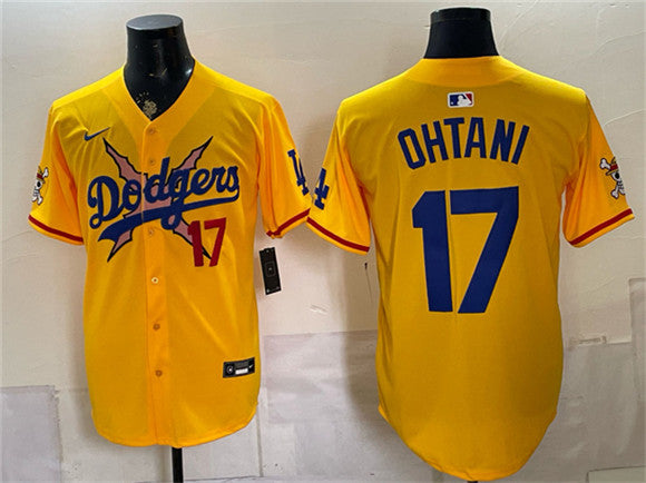 Shohei Ohtani Los Angeles Dodgers yellow Vapor jersey