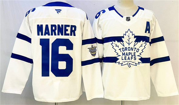 Mitchell Marner Toronto Maple Leafs white Stadium Series jersey