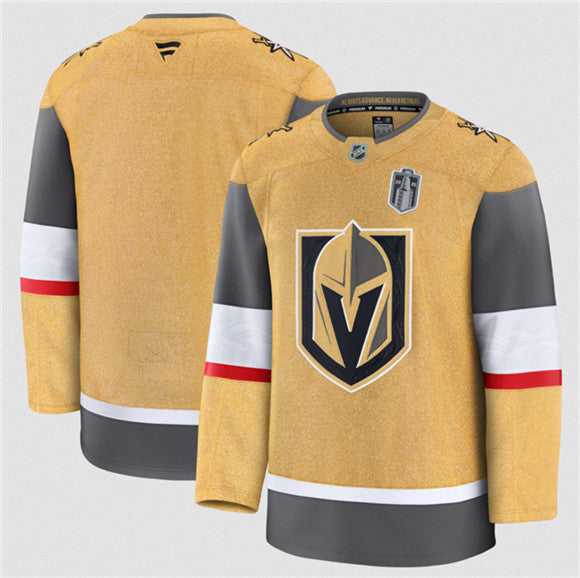 Custom Vegas Golden Knights gold Home jersey