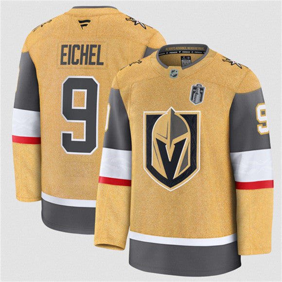 Jack Eichel Vegas Golden Knights gold Home jersey