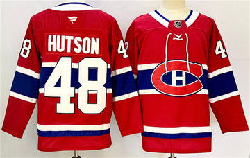 Lane Hutson Montreal Canadiens red jersey