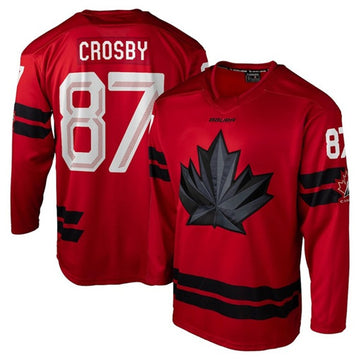 Custom Team Canada red jersey