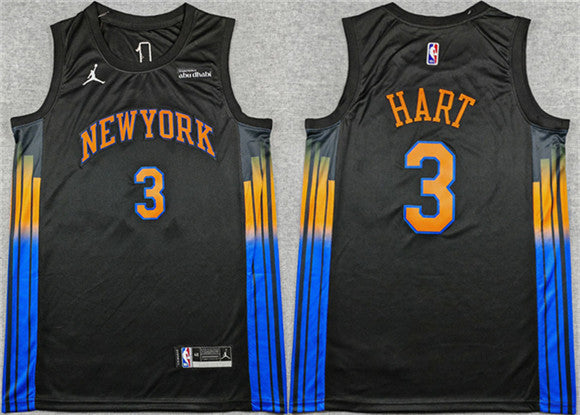 Josh Hart New York Knicks black jersey