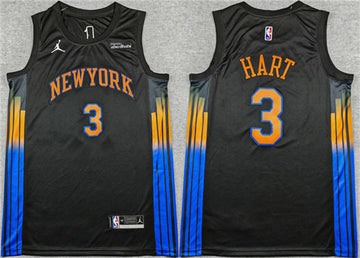 Josh Hart New York Knicks black jersey