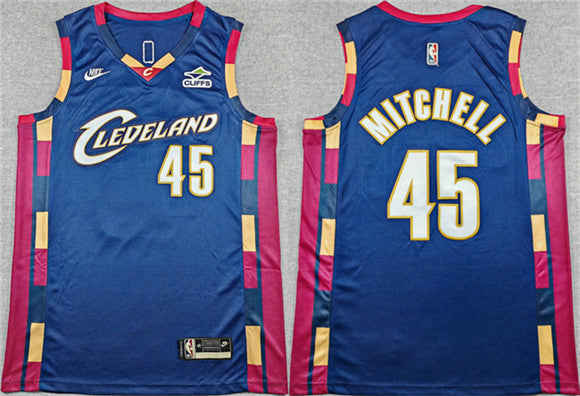 Donovan Mitchell Cleveland Cavaliers navy Classic jersey