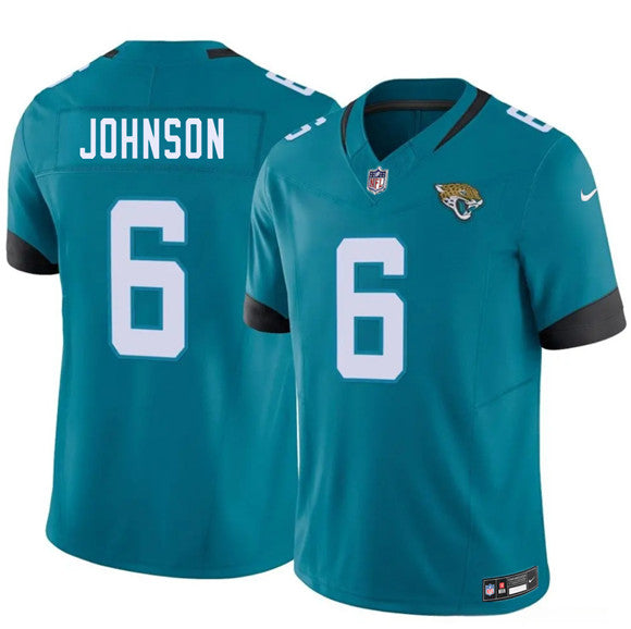 Antonio Johnson Jacksonville Jaguars teal Vapor jersey