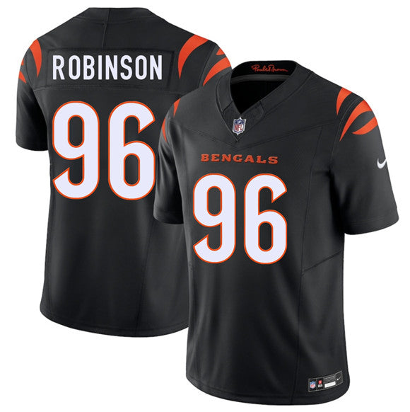 Landon Robinson Cincinnati Bengals black Vapor jersey