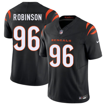 Landon Robinson Cincinnati Bengals black Vapor jersey