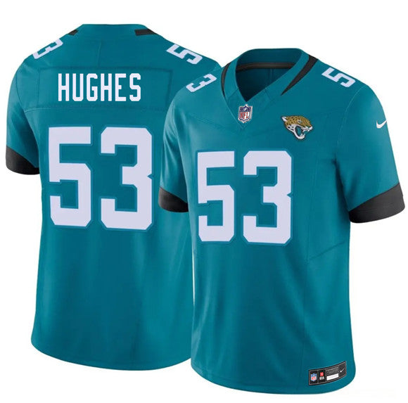 Parker Hughes Jacksonville Jaguars teal Vapor jersey