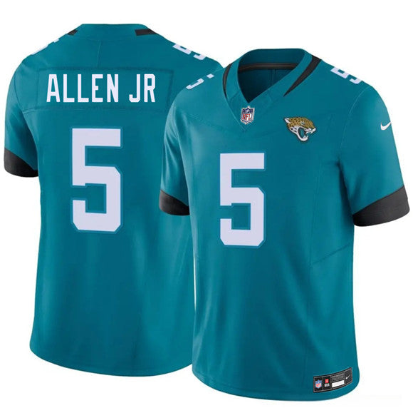 LeQuint Allen Jr Jacksonville Jaguars teal Vapor jersey