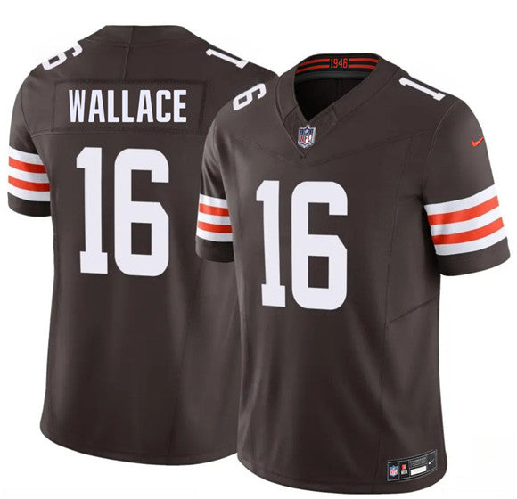 Tylan Wallace Cleveland Browns brown Vapor jersey