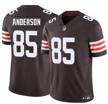 Aaron Anderson Cleveland Browns brown Vapor jersey