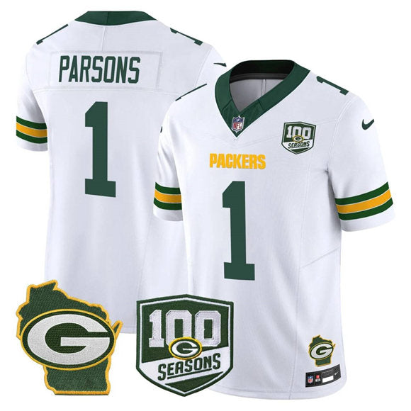 Micah Parsons Green Bay Packers white Limited jersey
