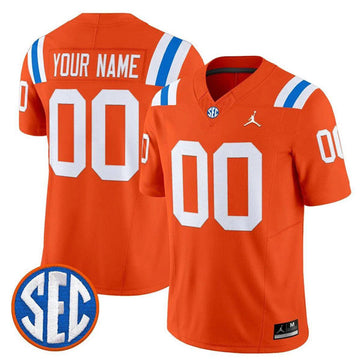 Custom Florida Gators orange Limited jersey