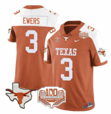 Quinn Ewers Texas Longhorns royal jersey