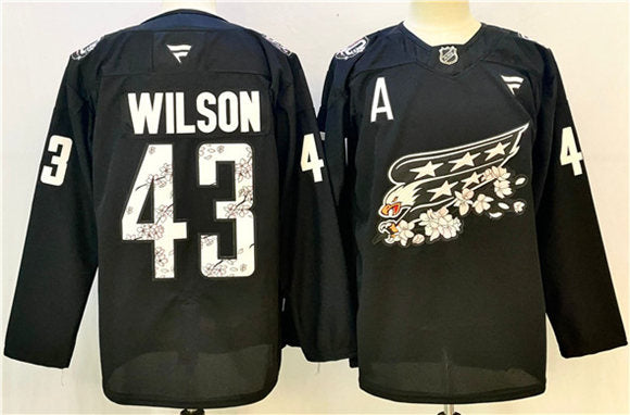 Tom Wilson Washington Capitals black jersey