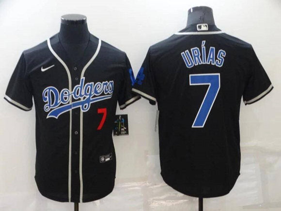 Custom Los Angeles Dodgers black Limited jersey