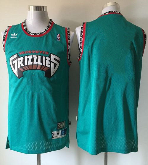 Custom Memphis Grizzlies green Throwback jersey