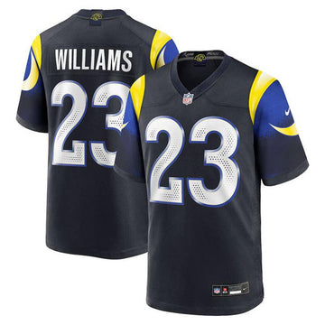 Kyren Williams Los Angeles Rams black Game jersey
