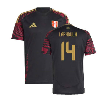 Lapadula Peru National Team black Away jersey