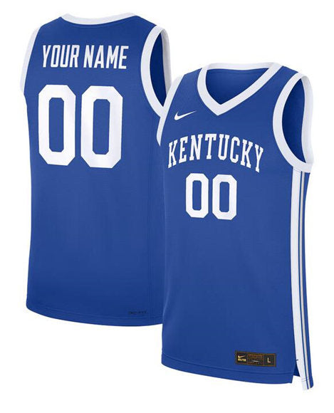 Custom Kentucky Wildcats blue jersey
